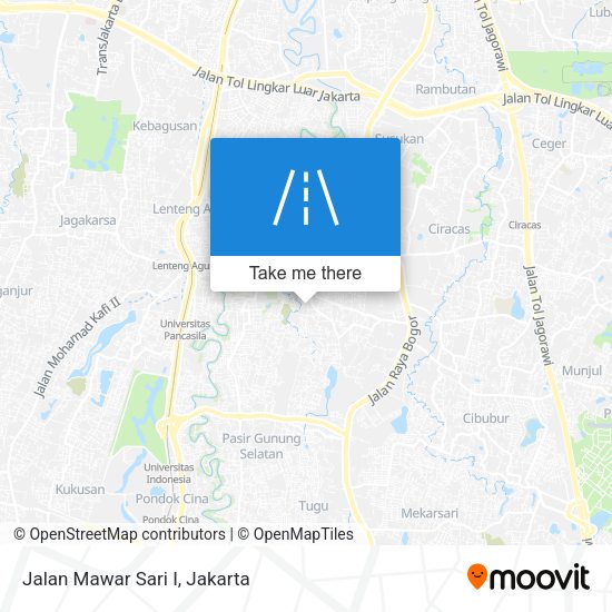 Jalan Mawar Sari I map