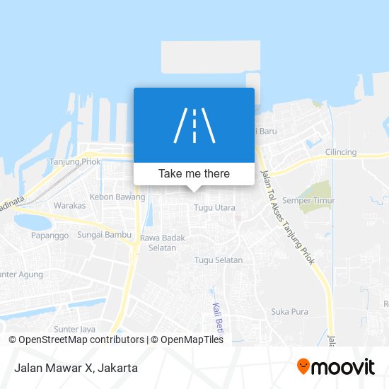 Jalan Mawar X map