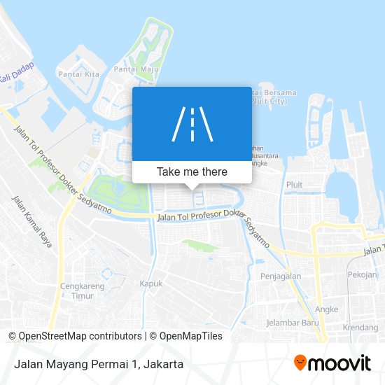 Jalan Mayang Permai 1 map