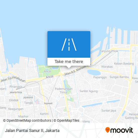 Jalan Pantai Sanur II map