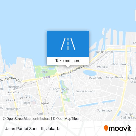 Jalan Pantai Sanur III map