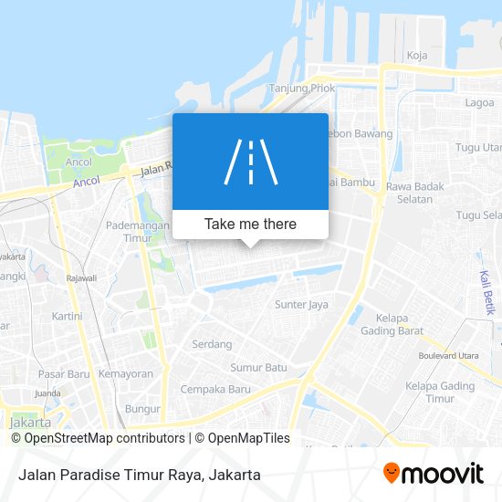 Jalan Paradise Timur Raya map