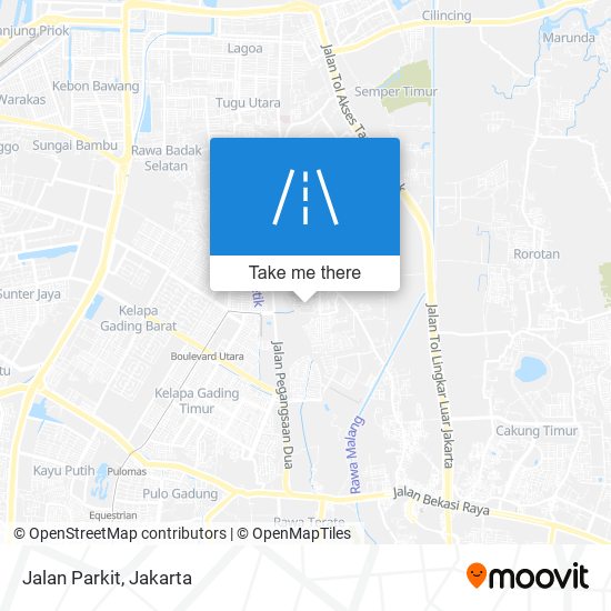 Jalan Parkit map