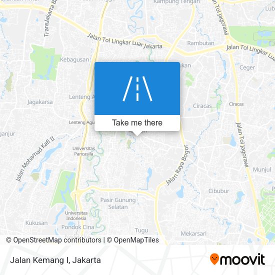 Jalan Kemang I map