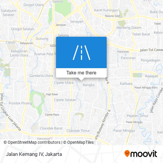 Jalan Kemang IV map