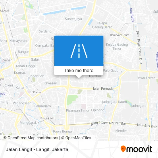 Jalan Langit - Langit map