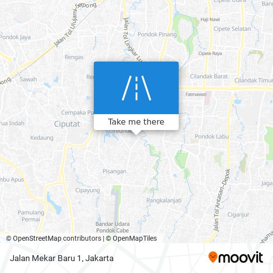 Jalan Mekar Baru 1 map