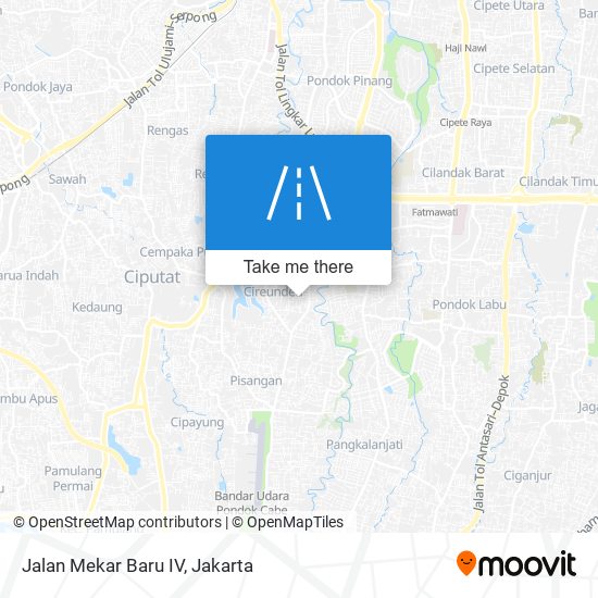 Jalan Mekar Baru IV map