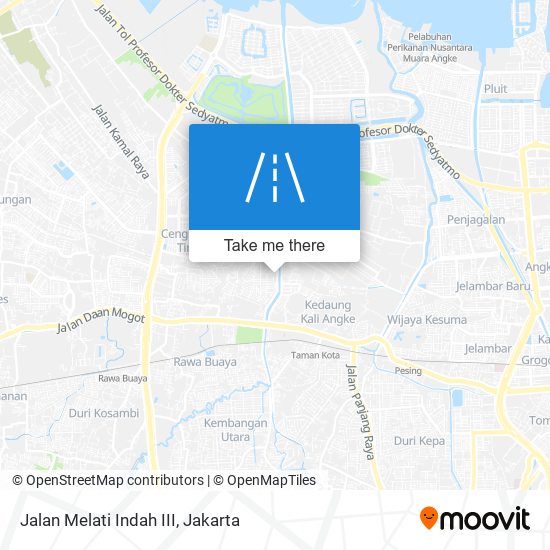 Jalan Melati Indah III map