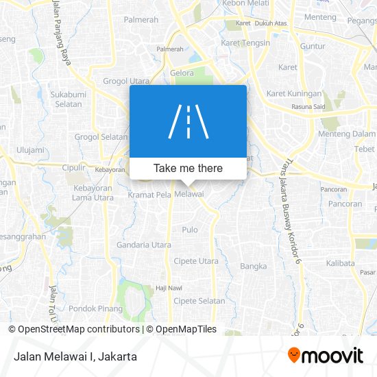 Jalan Melawai I map