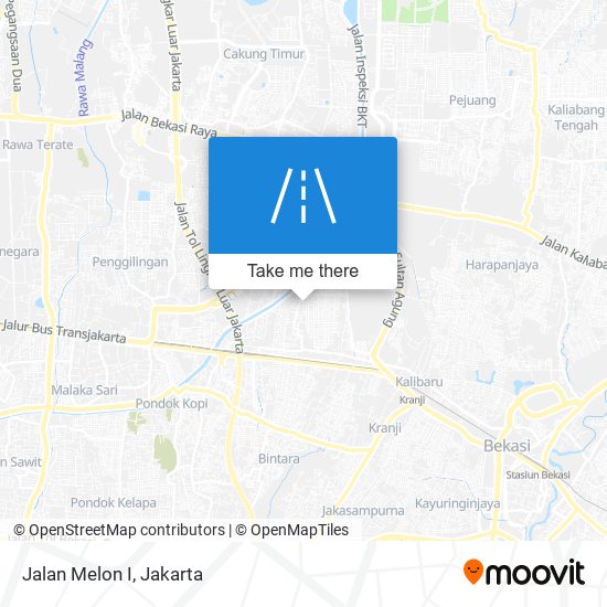 Jalan Melon I map