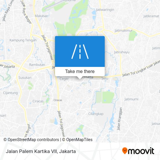 Jalan Palem Kartika VII map