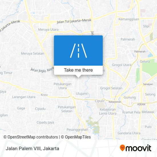 Jalan Palem VIII map