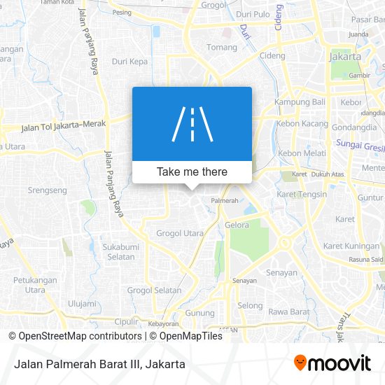 Jalan Palmerah Barat III map