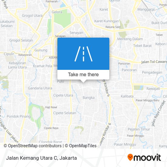 Jalan Kemang Utara C map