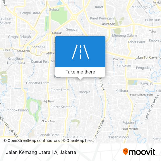 Jalan Kemang Utara I A map