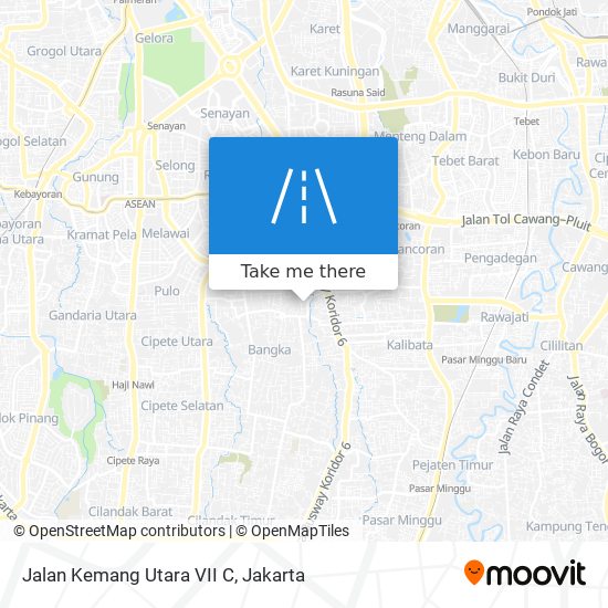 Jalan Kemang Utara VII C map