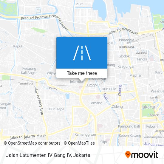 Jalan Latumenten IV Gang IV map