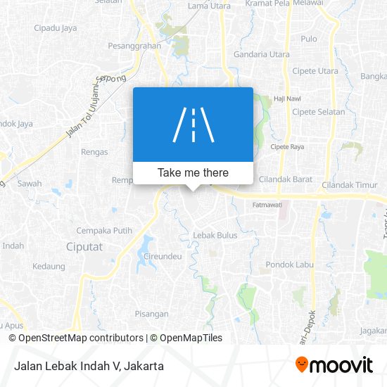 Jalan Lebak Indah V map