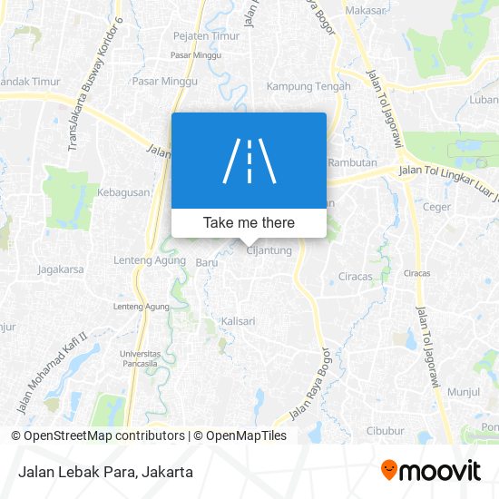 Jalan Lebak Para map