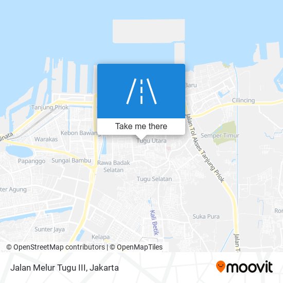 Jalan Melur Tugu III map