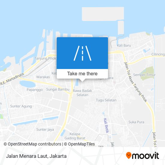 Jalan Menara Laut map