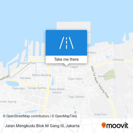 Jalan Mengkudu Blok M Gang III map