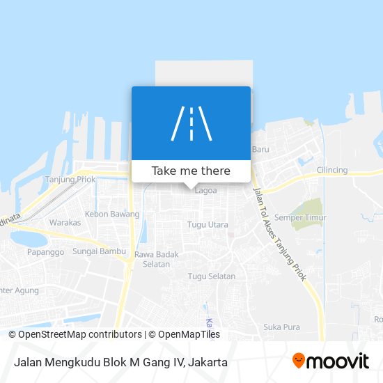 Jalan Mengkudu Blok M Gang IV map