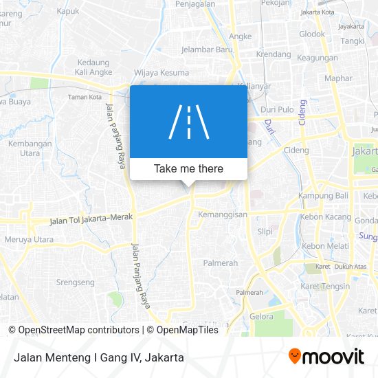Jalan Menteng I Gang IV map
