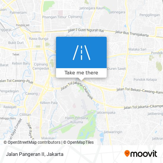 Jalan Pangeran II map