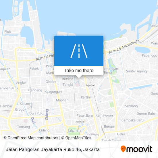 Jalan Pangeran Jayakarta Ruko 46 map