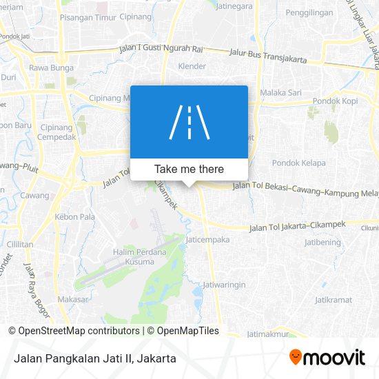Jalan Pangkalan Jati II map