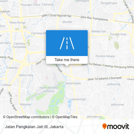 Jalan Pangkalan Jati III map
