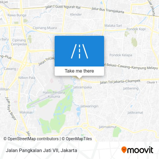 Jalan Pangkalan Jati VII map
