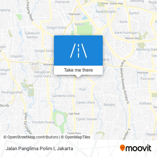 Jalan Panglima Polim I map