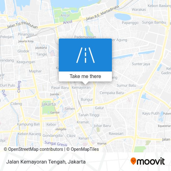 Jalan Kemayoran Tengah map