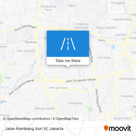 Jalan Kembang Asri VI map