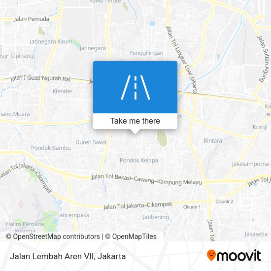 Jalan Lembah Aren VII map