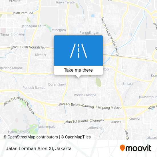 Jalan Lembah Aren XI map