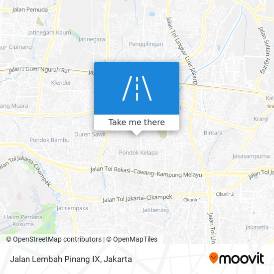 Jalan Lembah Pinang IX map