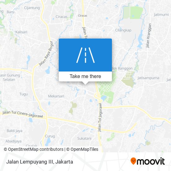 Jalan Lempuyang III map