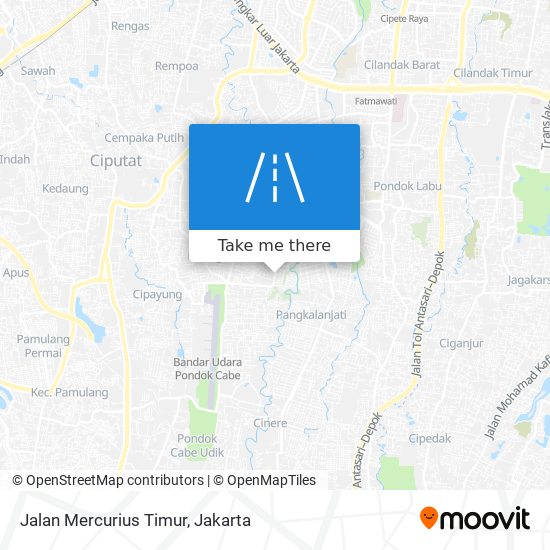 Jalan Mercurius Timur map