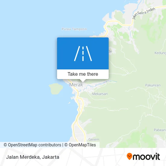 Jalan Merdeka map