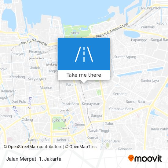 Jalan Merpati 1 map