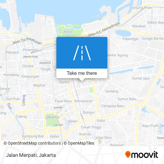 Jalan Merpati map