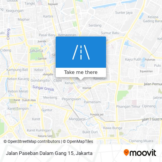 Jalan Paseban Dalam Gang 15 map