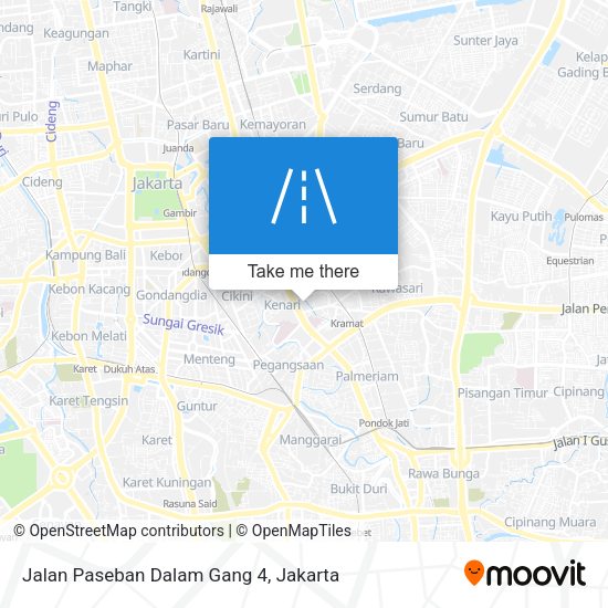 Jalan Paseban Dalam Gang 4 map