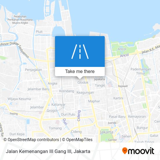 Jalan Kemenangan III Gang III map