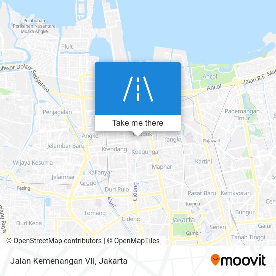 Jalan Kemenangan VII map