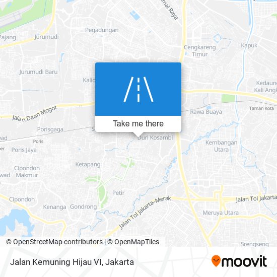 Jalan Kemuning Hijau VI map